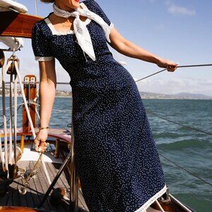 Ivy City - Libby Dress, Polka Dots - NWT